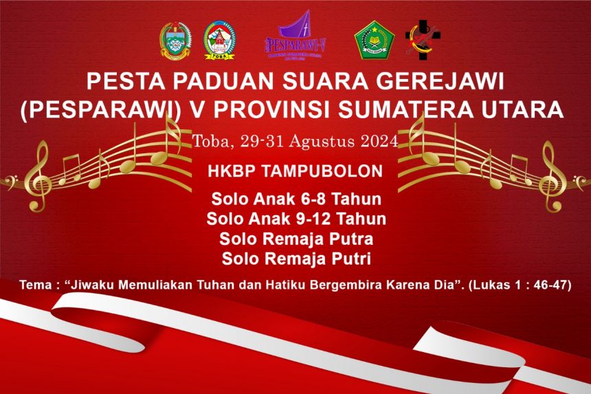 PESTA PADUAN SUARA GEREJAWI (PESPARAWI) V PROVINSI SUMATERA UTARA