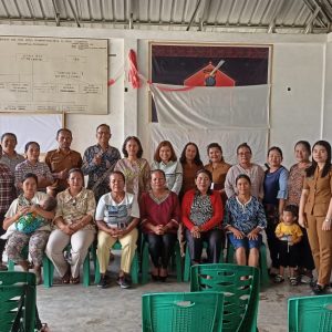 Pelayanan Ibadah Seminar Orang Tua di Desa-desa di Kabupaten Toba