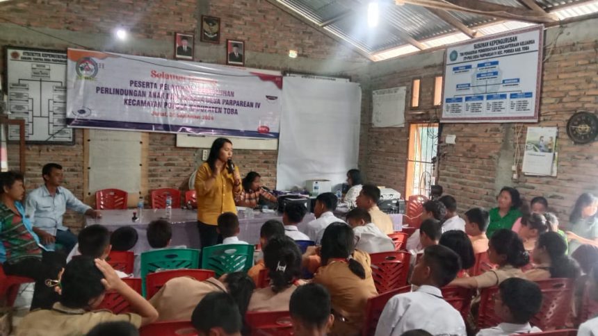 PELATIHAN/ PENYULUHAN PERLINDUNGAN ANAK DAN REMAJA DI DESA PARPAREAN IV KECAMATAN PORSEA